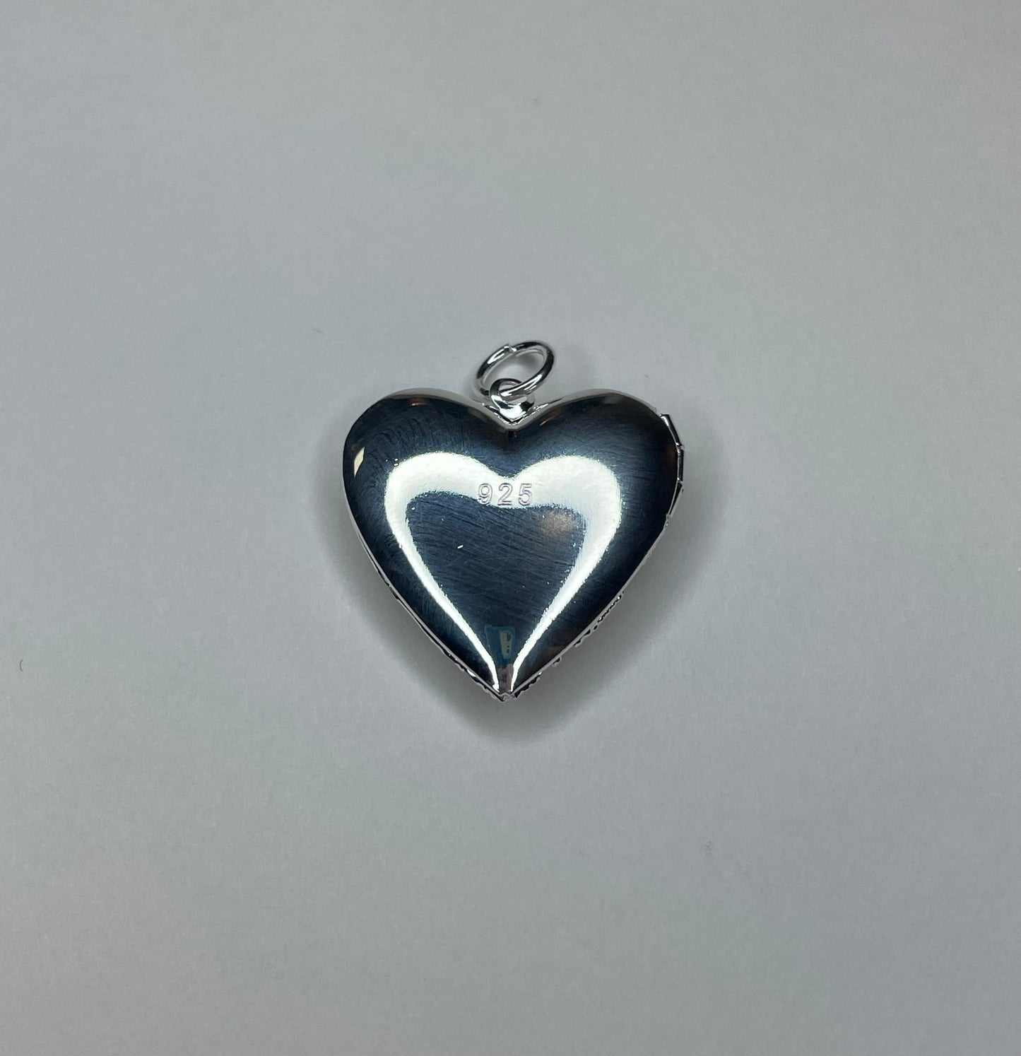 Victorian Heart Silver-Tone Gem Locket