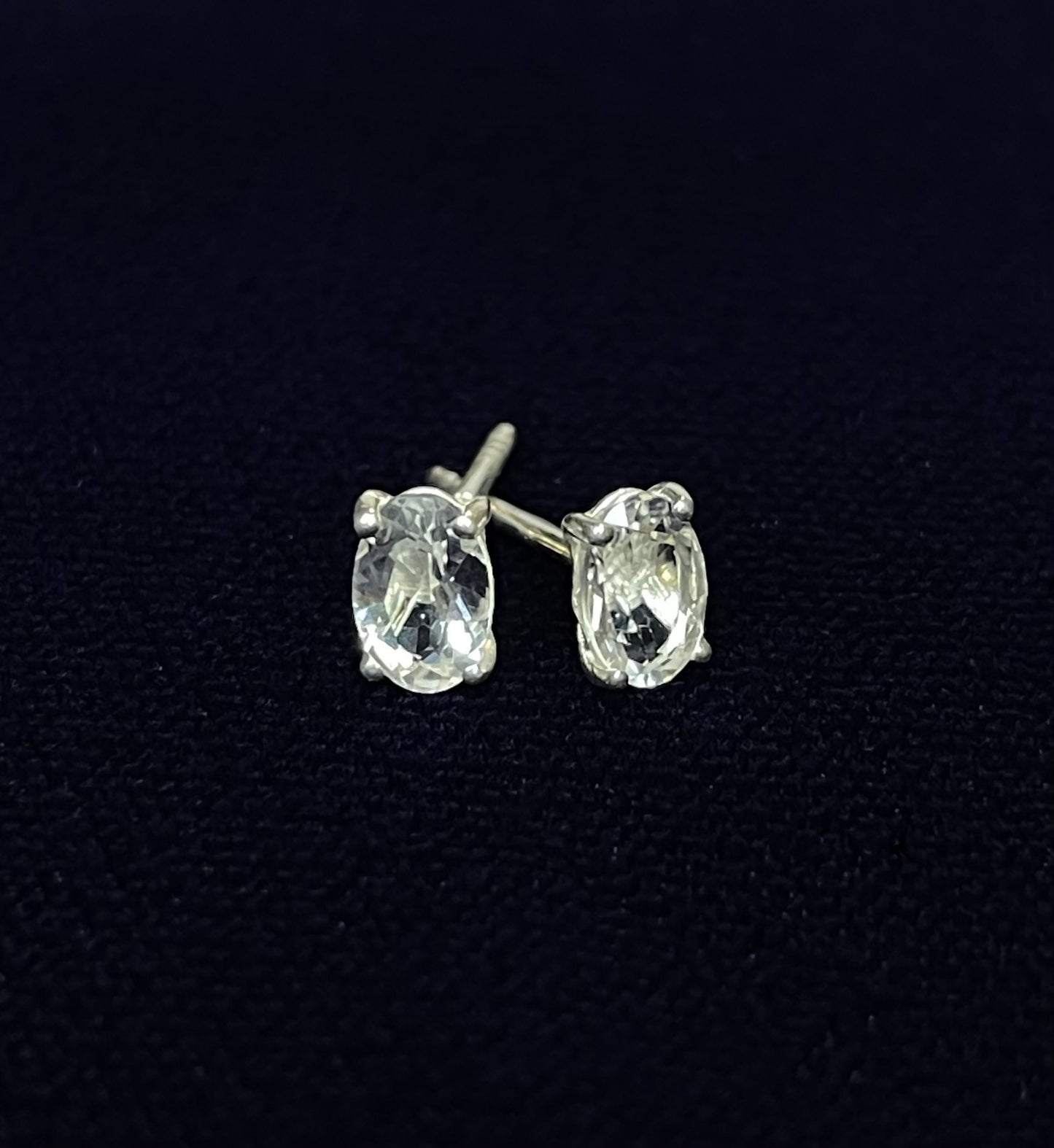 Starlight Oval Petalite Studs